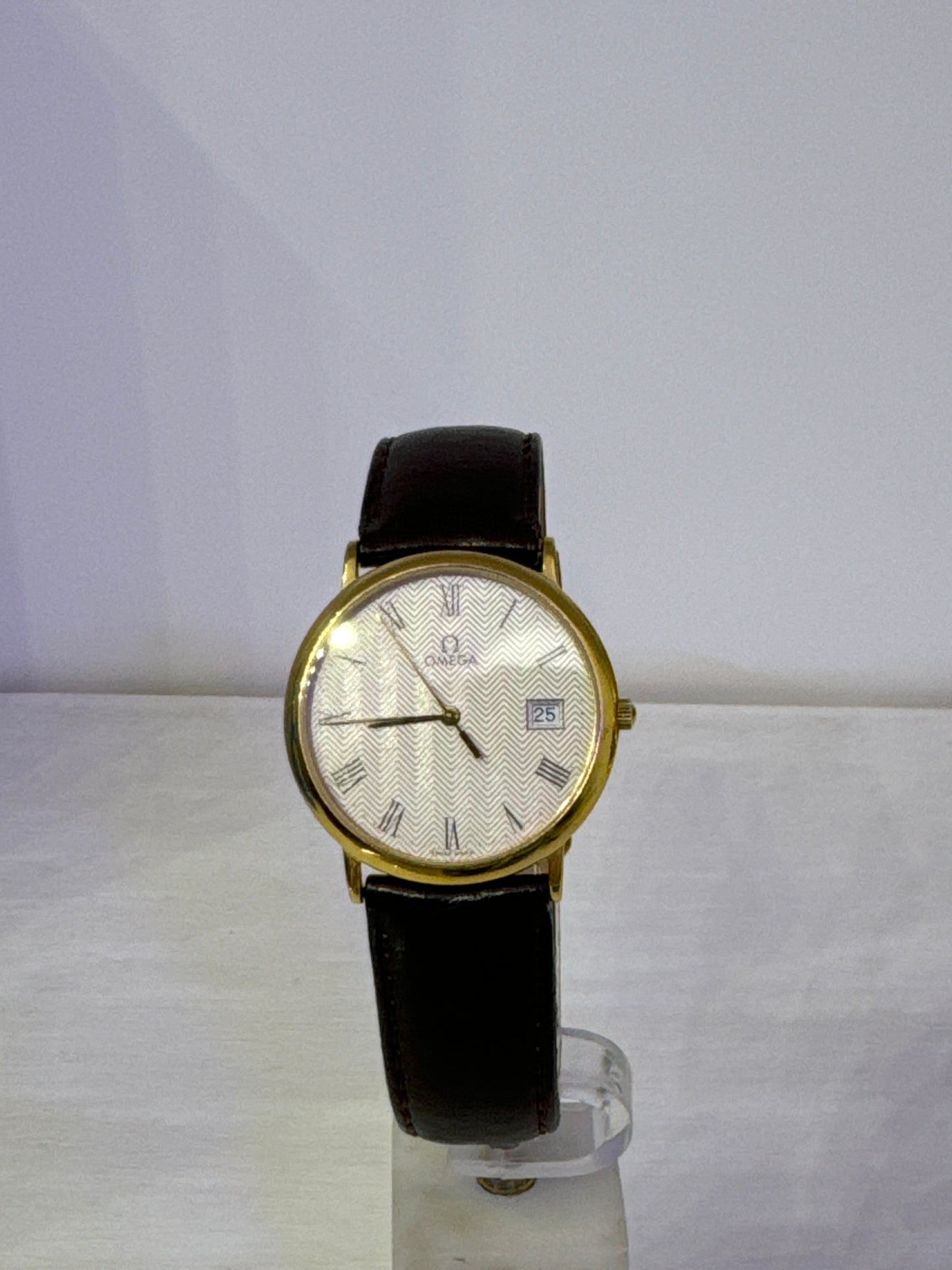 Omega Quartz 34mm Plaqué or